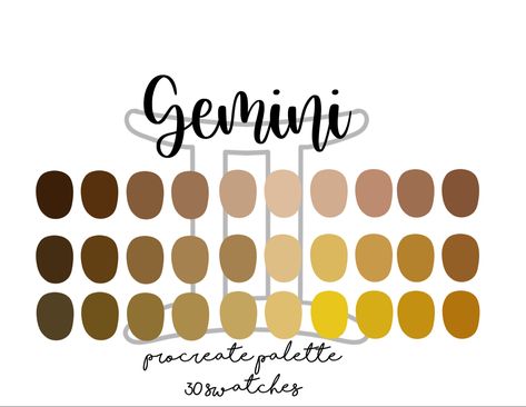 Gemini Color Palette, Zodiac Sign Colors Palette, Gemini Color, Zodiac Signs Colors, June Gemini, Create Color Palette, Cool Color Palette, Color Palette Challenge, Color Plan