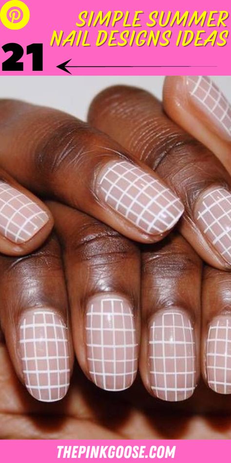 21 Simple Summer Nail Designs 2023: Get Creative with Your Manicure! September Manicure 2024, Nail Art Negative Space, Nail Ideas For September 2024, Trendy Nails September 2024, Abstract Art Nails, Summer Nails 2024 Easy, Simple Summer Nail Art 2024, Simple Summer Nail Designs, Art Negative Space