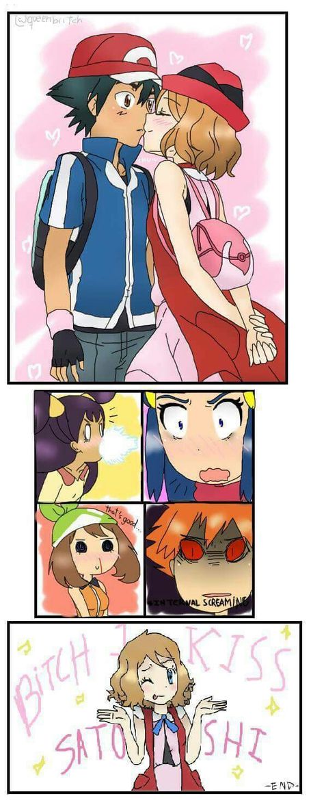 Pokemon Ash And Misty, Pokemon Kalos, Pokemon Couples, Pokemon Ash And Serena, Pokemon Ash, Pokemon Poster, Pokemon Manga, Ash Pokemon, Pokemon Waifu