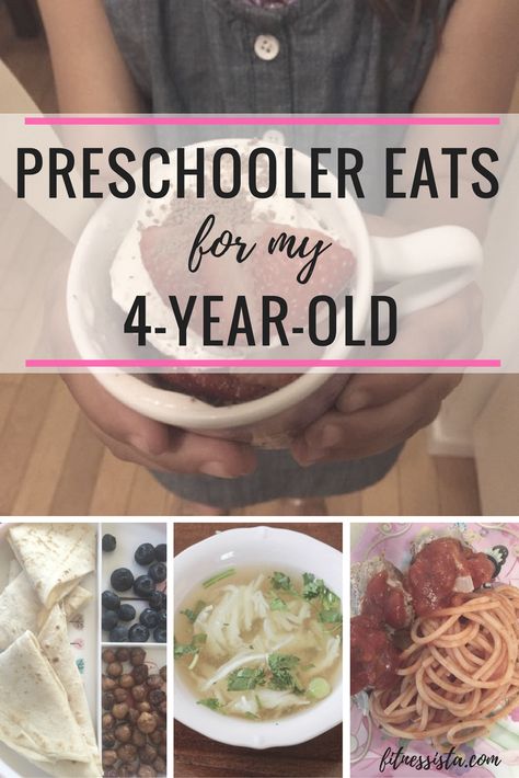 Preschooler Meals for my 4-year-old | fitnessista.com 4 Year Lunch Ideas, Toddler Meals 4 Year, Preschooler Meals, Recipes For Preschoolers, Preschool Meals, Toddler Menu, Daycare Meals, Preschool Food, Baby Nutrition