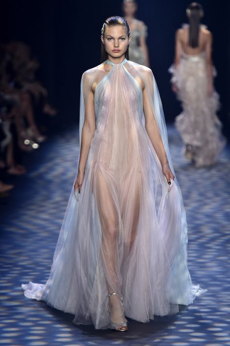 Marchesa RTW Spring 2017 [PHOTOS] – WWD Fashion Week Dresses, Marchesa Spring, Sheer Gown, Spring Summer 2017, Marchesa, Fantasy Fashion, Spring 2017, Beautiful Gowns, Costume Design