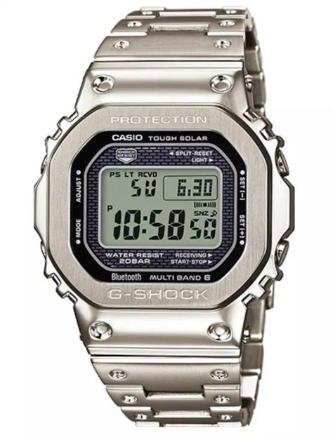 Los mejores relojes Casio G-Shock Tough Solar G Shock Men, Bluetooth Watch, Casio Vintage, Solar Watch, Radio Wave, G Shock Watches, Apple Inc, Casio G Shock, Full Metal