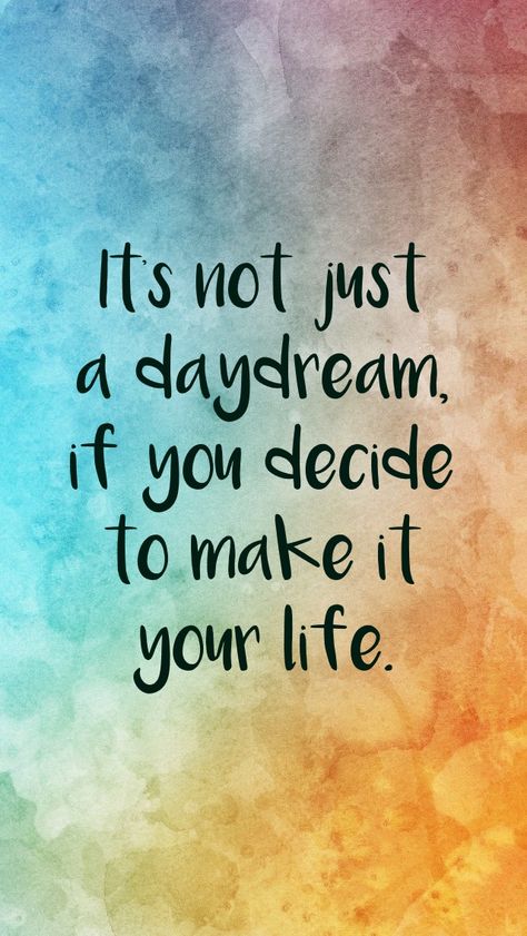 It's not just a daydream, if you decide to make it your life. Joyce Meyer Quotes, Joyce Meyer Ministries, Motivation App, Joyce Meyer, Emotional Regulation, Final Fantasy Xiv, Smile Because, Positive Life, Quotes About God