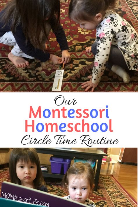 Montessori Circle Time Ideas, Circle Time Routine For Preschool, Montessori Circle Time, Homeschool Circle Time, Circle Time Routine, Montessori Homeschool Preschool, Routines Ideas, Primary School Activities, Nursery School Activities