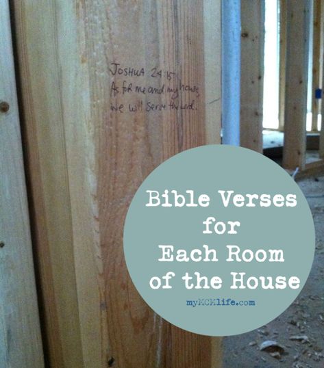 Strong Foundations: Bible Verses for a New House | myMCMlife.com - love this! Writing bible verses on the studs of a new house before dry wall to bless and surround family with scripture. Great idea! Creative Ways To Display Scripture, Writing On Walls Of New House, Scripture On Frame Of House, Scripture For House Frame, House Dedication Ideas, Verses To Write On House Frame, Famous Sunglasses, Motivating Messages, House Blessings