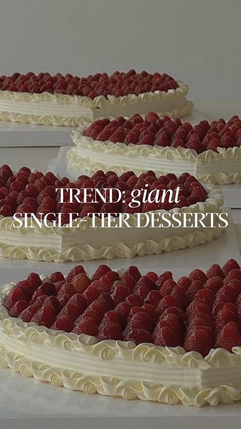 THE WED | Trend Alert: Oversized single-tier cakes—like huge tarts, Pavlovas, and maxi cheesecakes—are the new stars. Find amazing ideas at… | Instagram Tiered Pavlova, Pavlova Wedding Cake, Wedding Pavlova, Wedding Tart, Single Tier Wedding Cake, Cheesecake Wedding Cake, Wedding Cheesecake, Pavlova Cake, Single Tier Cake