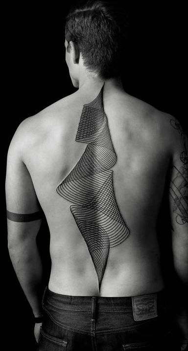 Spine Line Tattoo Men, Tattoo On The Spine For Man, Cool Spinal Tattoo, Vertebrae Tattoo On Spine, Men’s Spinal Tattoo, Tattoo Leggings, Husband Tattoo, Body Tattoo Design, Back Tattoos For Guys