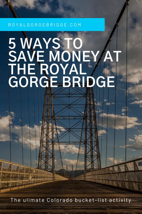 While the Royal Gorge is one of the most affordable attractions in Colorado, here are a few tips to help you save on your visit.   #colorado #visitcolorado #royalgorge #coloradotravel #travel Royal Gorge Colorado Train, Royal Gorge Train, Colorado Train, Royal Gorge Colorado, Royal Gorge Bridge, Bridge Photos, Royal Gorge, Visit Colorado, Zip Line