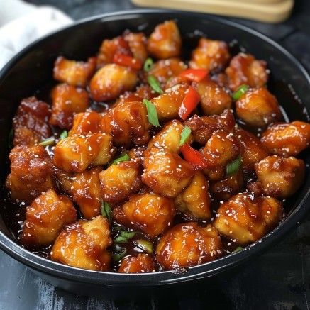 Grandma's Favorite Recipes Baked Sweet And Sour Chicken Recipe, Baked Sweet And Sour Chicken, Honey Sesame Chicken Recipe, Chicken And Veggie Recipes, Sweet And Sour Chicken Recipe, Sour Chicken Recipe, Honey Sesame Chicken, Sesame Chicken Recipe, Sweet And Sour Chicken