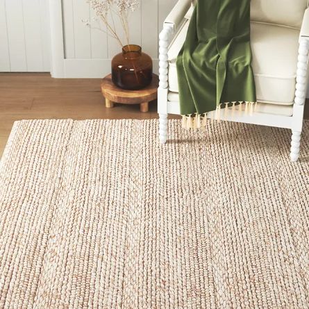 Beachcrest Home Othello Hand-woven Wool Cream Area Rug | Wayfair Neutral Area Rugs, Dash And Albert Rugs, Dash And Albert, Tile Floors, Cream Area Rug, Cream Rug, Coastal Farmhouse, Warming Up, Beachcrest Home