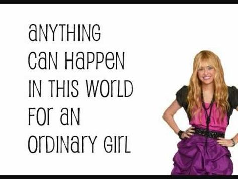 Hannah Montana-Ordinary Girl