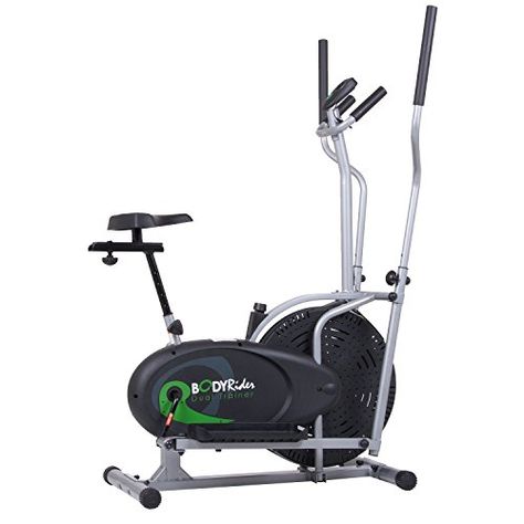 Body Rider Elliptical Trainer and Exercise Bike with Seat and Easy Computer  Dual Trainer 2 in 1 Cardio Home Office Fitness Workout Machine BRD2000 >>> Want additional info? Click on the image. (This is an affiliate link) Best Workout Machine, Elliptical Cross Trainer, Elliptical Trainers, Elliptical Workout, Cardio At Home, Elliptical Trainer, Cardio Machines, Office Exercise, Exercise Machine