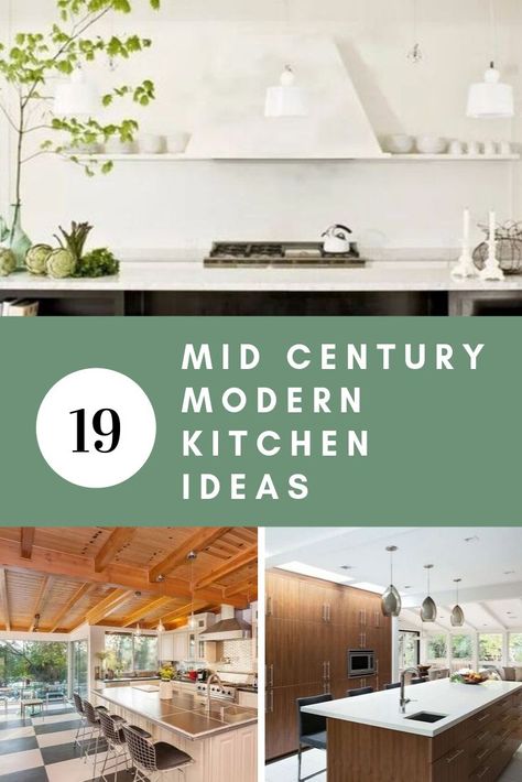 19 Mid Century Modern Kitchen Ideas | Home Remodeling Contractors | Sebring Design Build Mid Modern Kitchen, Mid Century Modern Kitchen Backsplash, Mid Century Modern Kitchen Design, Modern Kitchen Colours, Modern Kitchen Backsplash, Mcm Kitchen, Modern Kitchen Ideas, Home Remodeling Contractors, Farmhouse Kitchen Island