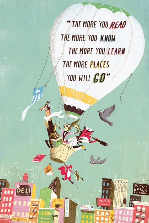 Library Quotes, Reading Posters, Illustration Mignonne, Book Corners, Book Week, Reading Quotes, Art Et Illustration, The More You Know, School Library