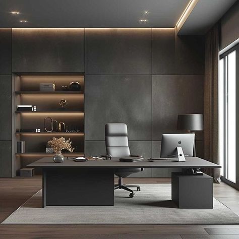 Modern Manager Office Design Interior, Ceo Aesthetic Office, Boss Room Office Interior Design, Ceo Room Design, Manager Office Design, Ceo Office Interior Design, Boss Office Interior Design, Ceo Office Design, Contemporary Office Interiors