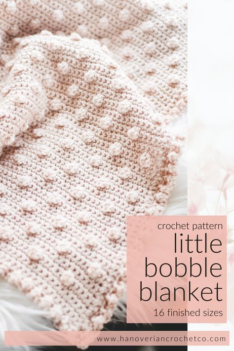 Introducing your newest Blanket Obesession! With delicate bobbles and a ruffle trim, it's perfect for a new babe or your living room! Plus coming in 16 different sizes, there is one to meet your needs! Crochet Bobble Blanket Pattern, Chunky Baby Blanket Crochet Pattern, Crochet Bobble Blanket, Bobble Stitch Crochet Blanket, Chunky Crochet Baby Blanket, Chunky Yarn Crochet Pattern, Bobble Blanket, Boho Baby Blankets, Chunky Crochet Blanket Pattern