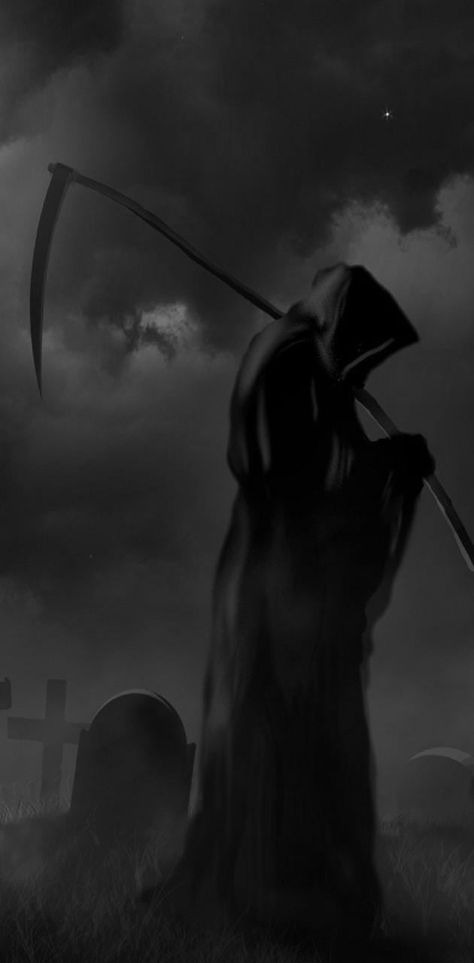 Grim Reaper Wallpaper Dark, Grim Reaper Wallpaper Iphone, Grim Reaper Aesthetic, Don't Fear The Reaper, The Spectre, The Grim Reaper, Skull Wallpaper, Dark Tattoo, The Grim