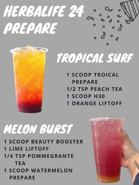 Simple Herbalife Tea Recipes, Fall Teas Herbalife, Herbalife Tea Recipes Drinks With Liftoff, Herbalife Prepare Recipes, Herbalife Preworkout Drink, Herbalife Teas With Liftoff, Herbalife Tropical Lift Off Tea Recipes, Nutrition Shake Recipes, Tea Bombshell Recipe Herbalife