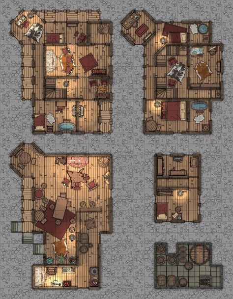 Trollskull Manor And Tavern, Waterdeep Dragon Heist, Dnd World Map, Building Map, Map Making, Fantasy World Map, Dungeon Master's Guide, Tabletop Rpg Maps, Dnd Dragons