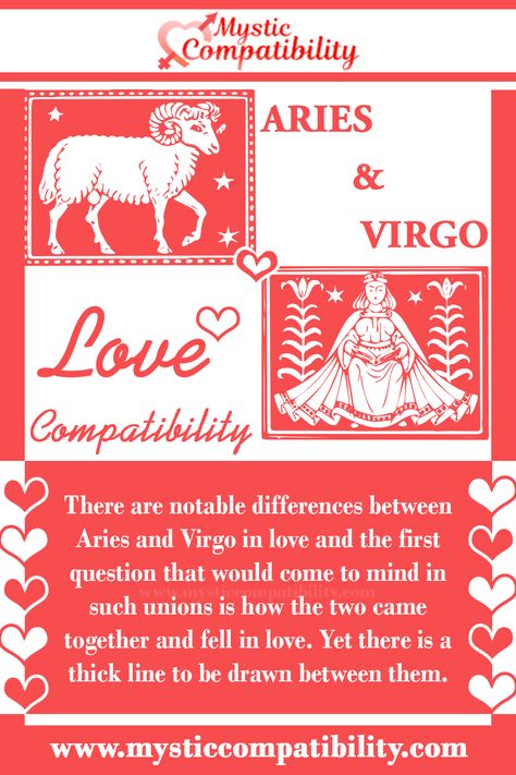 Aries Virgo Love Compatibility Aries And Virgo Tattoo, Aries Virgo Compatibility, Virgo In Love, Aries And Virgo, Virgo Love Compatibility, Aries Goddess, Aries Dates, Virgo Relationships, Virgo Compatibility