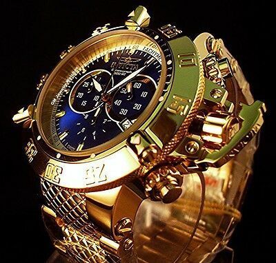 Stylish Watches Men, Mens Invicta Watches, Gold Plated Watch, Nice Men, Amazing Watches, Invicta Watches, Expensive Watches, Best Watches, Stylish Watches