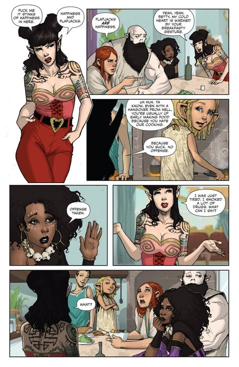 Rat Queen, Hannah Tattoo, Rat Queens, Just Tired, Superhero Comic, Rats, Comic Books, Queen, Comics