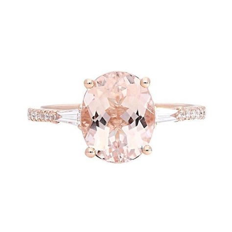 Pink Engagement, Morganite Diamond Ring, Morganite Jewelry, Pink Engagement Ring, Helzberg Diamonds, Morganite Diamond, Morganite Engagement, 14k Rose Gold Ring, Classic Engagement Rings