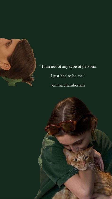 Emma Chamberlain Lockscreen, Emma Chamberlain Wallpaper, Depth Effect, Lockscreen Ios, Emma Chamberlain, Phone Stuff, The Best Is Yet To Come, Personalities, Soulmate