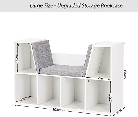 Step Bookcase, Kid Storage, Cube Drawers, Attic Bed, Storage Bookcase, Bench Design, Playroom Storage, Fun Furniture, Storing Books