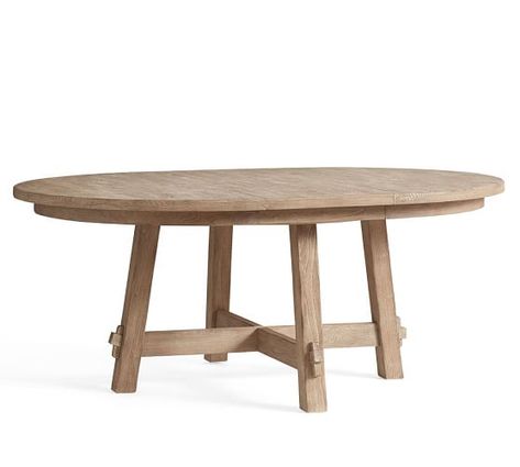 Oval & Round Dining Tables | Pottery Barn Pedestal Dining Table With Leaf, Round Expanding Dining Table, Pottery Barn Round Dining Table, Pedestal Dining Table Oval, Cabin Tables, Oval Pedestal Dining Table, Extendable Round Dining Table, Marble Pedestal Dining Table, Oval Tables