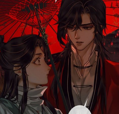 Hua Cheng, Ethereal Art, Heaven's Official Blessing, Handsome Anime, Manhwa Manga, Art Style, Anime Icons, Anime Guys, Cute Art