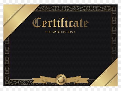 Certificate Background Design Blank Landscape, Awards Certificates Design, Template Graphic Design, Certificate Of Appreciation Template, Appreciation Template, Graphic Design Education, Certificate Layout, Blank Certificate Template, Certificate Border