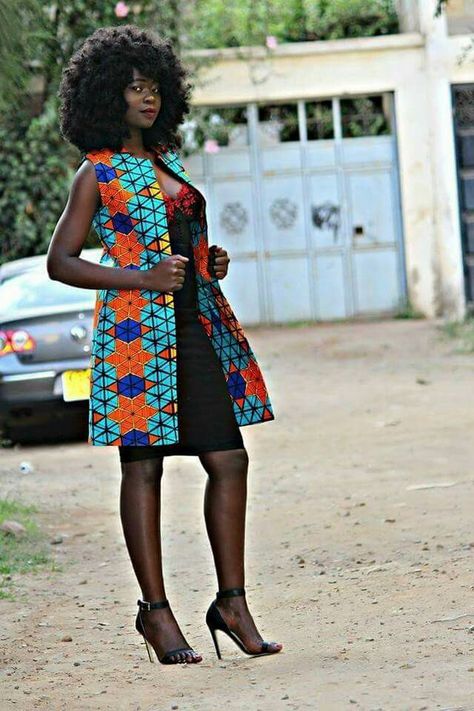 Ankara Throw Ons For Women, Throw Ons For Women, Kitenge Outfits, Yellow Prints, Ankara Jackets, Kimono Set, African Tops, Africa Style, African Fabric Dress