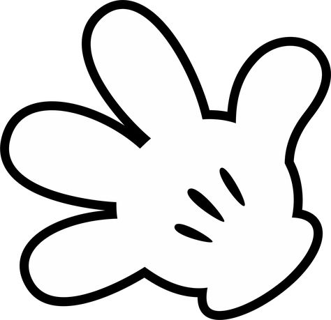 Mano de Mickey Mouse Abierta Free Mickey Mouse Printables, Mickey Mouse Template, Γενέθλια Mickey Mouse, Mickey Mouse Classroom, Mickey Mouse Printables, Mickey Mouse Gloves, Mickey Mouse Clipart, Mickey Mouse Png, Mickey Mouse Shoes