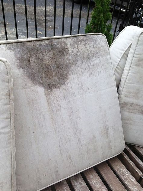 Clean Patio Furniture, Pottery Barn Outdoor, Comfortable Patio Furniture, Patio Furniture Makeover, Clean Patio, Furniture Cleaner, Patio Furniture Cushions, Outdoor Furniture Cushions, Patio Cushions