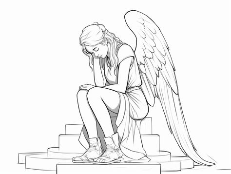 illustration of Emotional expression through coloring: grief Emotional Expression, Coloring Page For Adults, Deep Thinking, Find Peace, Coloring Book Art, Finding Peace, Adult Coloring Pages, Coloring Pages For Kids, Coloring Page