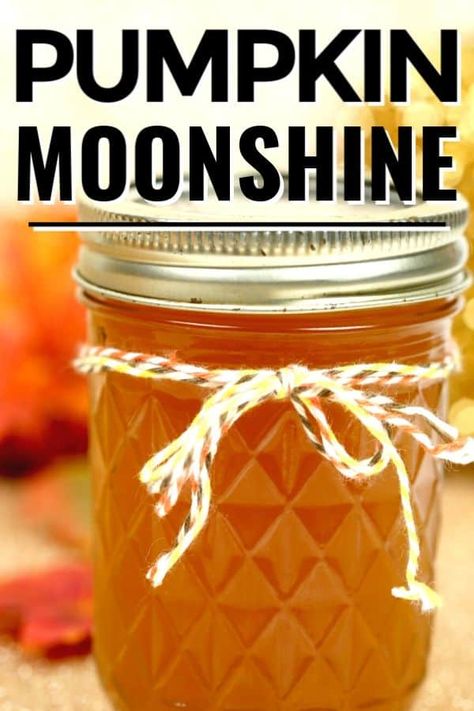 This Pumpkin Pie Moonshine is one of my favorite fall cocktails! It's easy to make and oh so tasty! #itisakeeper #moonshine #cocktail #pumpkin #fall Pumpkin Pie Moonshine Recipe, Pumpkin Pie Moonshine, Flavored Moonshine Recipes, Moonshine Drink Recipes, Strawberry Banana Milkshake, Moonshine Cocktails, Homemade Liquor, Liquor Recipes, Moon Shine