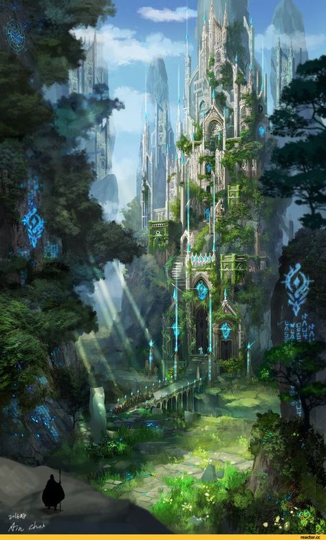 Sztuka Science Fiction, Fantasy Background, Fantasy City, Fantasy Castle, Fantasy Setting, Fantasy Places, Architecture Illustration, Fantasy Art Landscapes, Fantasy Concept Art