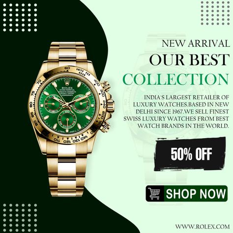 Hello I'm a Graphic Designer and i have created a ROLEX WATCH POSTER DESIGN in photoshop. Watch Poster Design, Watch Advertisement, Watch Poster, Design In Photoshop, Best Watch Brands, Swiss Luxury Watches, Rolex Watch, Art Reference Photos, Watch Brands