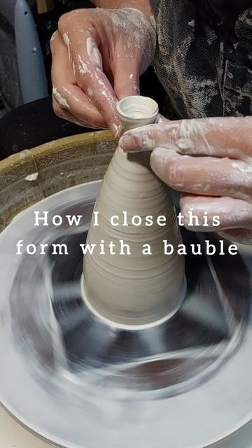 Pottery Projects, Pottery Videos, Pottery Inspiration, White Christmas Trees, Wheel Thrown Pottery, Ceramic Christmas Trees, Pottery Designs, Pottery Studio, To The End