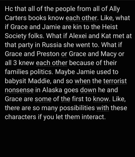 Embassy Row Series, Ally Carter Books, Heist Society, Ally Carter, Embassy Row, Gallagher Girls, The Heist, I Go Crazy, In My Head