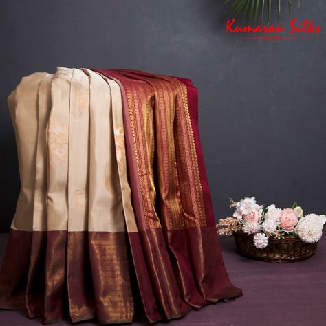 Cream Silk Saree, Cream Silk, Silk Saree, Silk Sarees, Saree, Silk, Cream