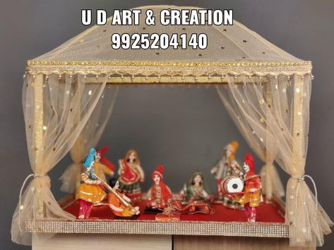 Kankotri Tray Decoration Ideas, Lagan Lekhan Tray Decorations, Kankotri Decoration Ideas Gujrati, Wedding Card Decoration Tray Indian, Laganiyu Decoration, Lagan Lakhan Decoration, Lagan Lakhan Tray Decoration, Wedding Card Decorations, Wedding Trays