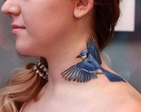 Blue Jay Tattoo, Jay Tattoo, Bluebird Tattoo, Tattoo Animal, Dad Tattoos, Bird Tattoo, Tattoo Magazines, Elephant Tattoos, Badass Tattoos