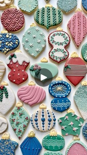 26K views · 102 reactions | The Graceful Baker on Reels Royal Icing Ornament Cookies, Christmas Ornament Cookies, Christmas Sugar Cookie Designs, Graceful Baker, Purple Planet, Buttercream Decorating, Royal Icing Recipe, Ornament Cookies, Sugar Cookie Designs