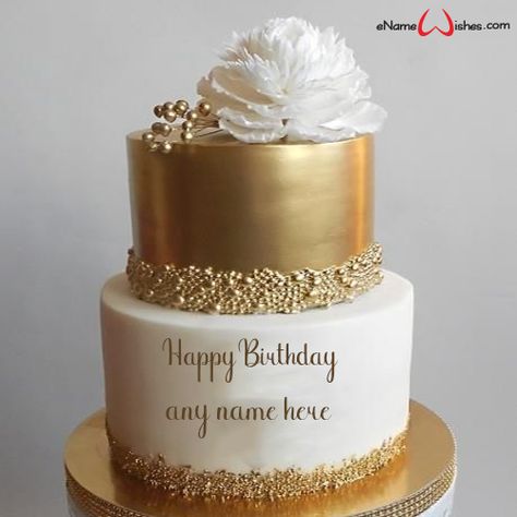 Princess Crown Birthday Cake with Name - Best Wishes Birthday Wishes With Name Best Wishes Birthday, 50th Birthday Cake For Women, Birthday Cake For Women Elegant, Name On Cake, Write Name On Cake, Big Birthday Cake, Golden Birthday Cakes, Birthday Cake Write Name, Online Birthday Cake