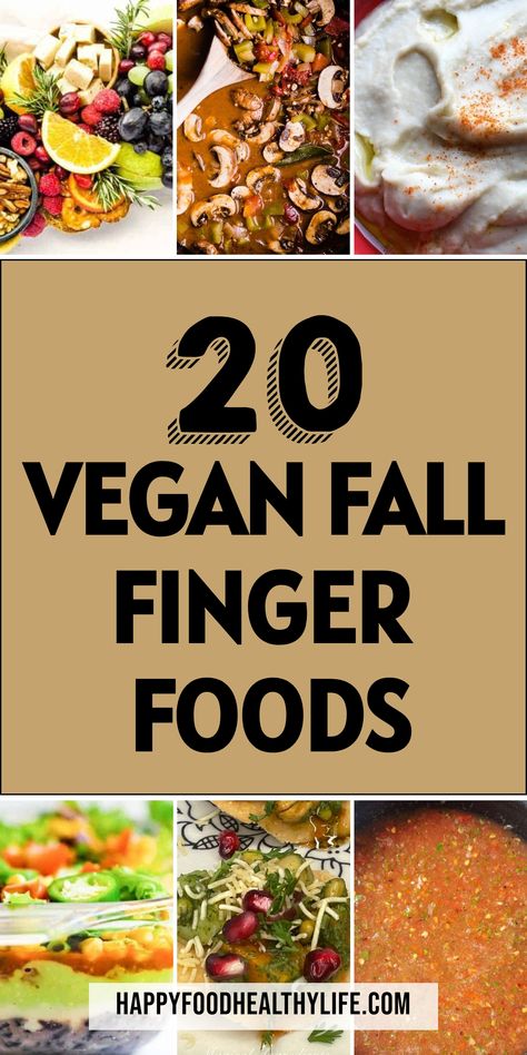 Looking for some tasty vegan fall appetizers to impress your friends at the next party? Look no further! These plant-based, delicious creations are perfect for any gathering this autumn season. Easy to make and full of flavor, these vegan fall appetizers will surely be a hit with everyone. From savory dips to crispy bites, these recipes are a must-try for any fall get-together.  | Appetizers For Fall | Plant Based Appetizers | fall vegan appetizers | Vegetarian Fall Appetizers For Party, Roasted Veggie Appetizer, Fall Appetizers Dairy Free, Vegan Finger Food Appetizers, Gf Appetizers For Party, Make Ahead Vegan Appetizers, Vegan Tailgate Food Appetizers, Fall Appetizers Vegetarian, Best Vegetarian Appetizers