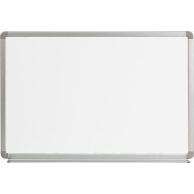 Flash Furniture Magnetic Whiteboard & Reviews | Wayfair Office Boards, Whiteboard Messages, White Boards, Magnetic Whiteboard, Marker Board, Dry Erase Boards, Lacquer Paint, Magnetic White Board, Painted Boards