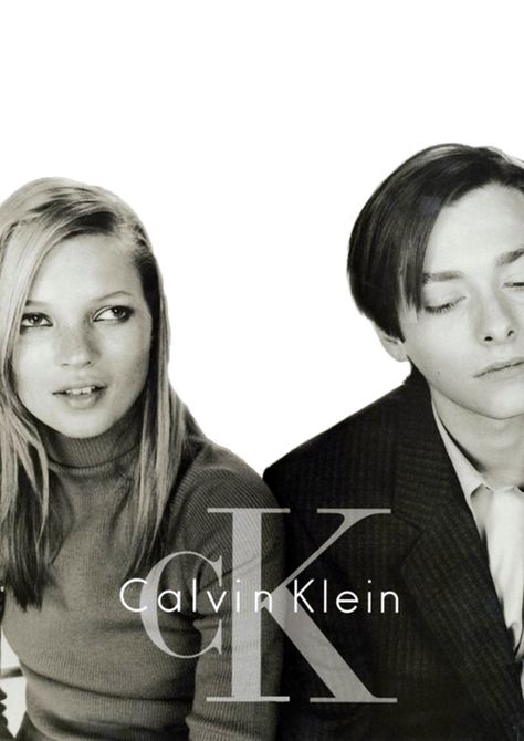 Kate Moss & Edward Furlong for CK. Fashion Editorial Couple, Calvin Klein Ads, Photography 90s, 90s Fashion Icons, Calvin Klein Campaign, Edward Furlong, Kate Moss 90s, Kate Moss Style, 90s Calvin Klein