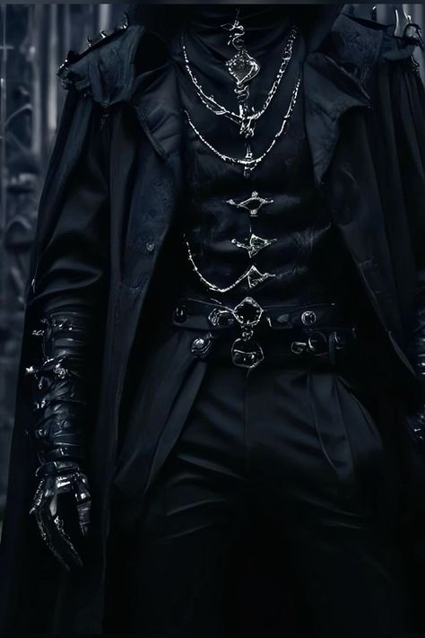 Royal Dark Academia Outfit, Male Vampire Aesthetic Outfit, Gothic Steampunk Men, Goth Villain Outfit, Dark King Outfit, Goth Outfits For Men, Gothic Steampunk Aesthetic, Fancy Outfits For Men, Romantic Goth Outfits Men